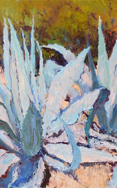 Blue Agaves by Suren Nersisyan