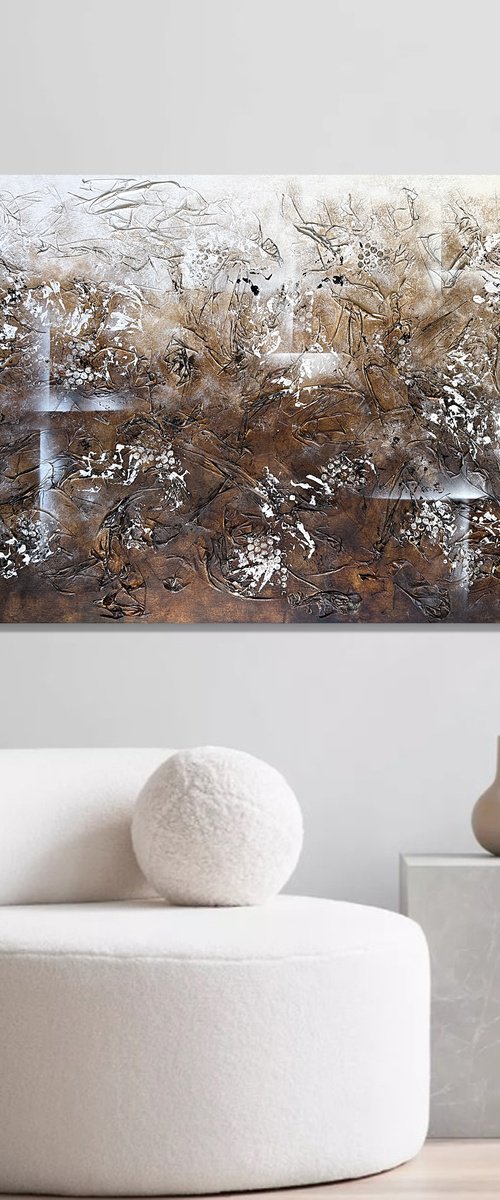 White Buds in the Bronze by Tatiana Malinovscaia