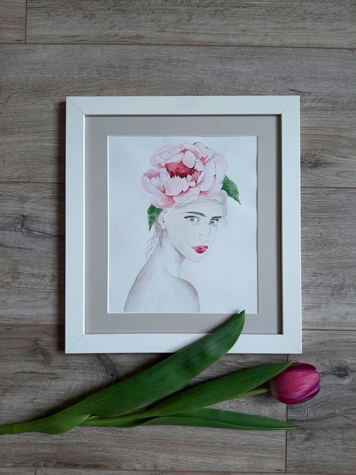 Lady Flower by Luba Ostroushko