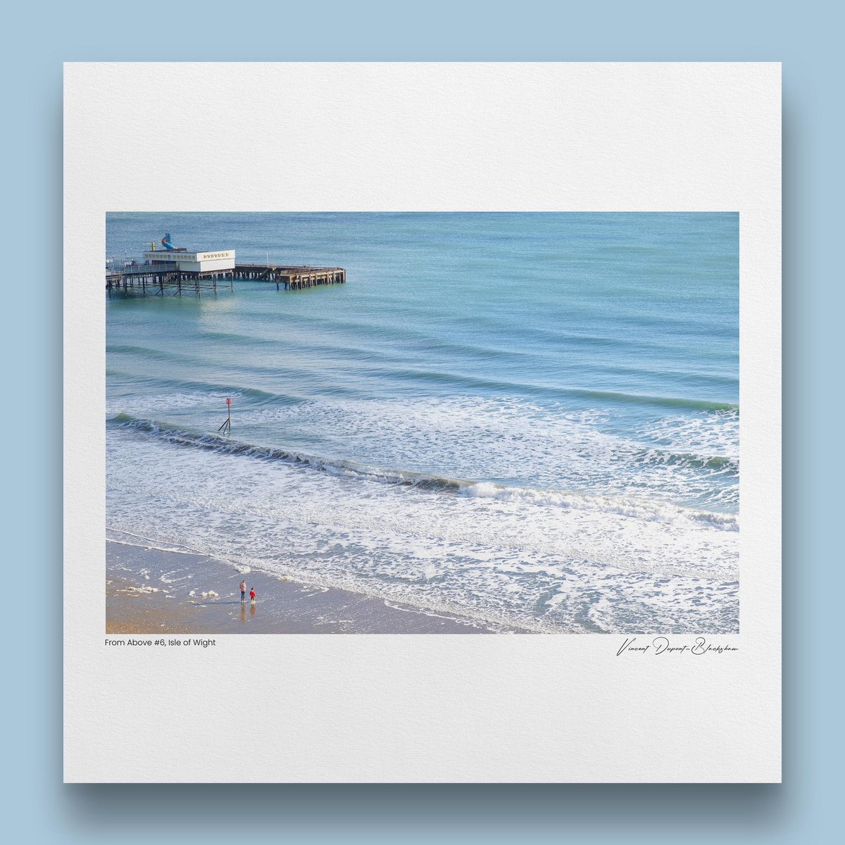 Landscape Photograph By Vincent Dupont-Blackshaw, 20 X 20", From Above #6, Original Artwork