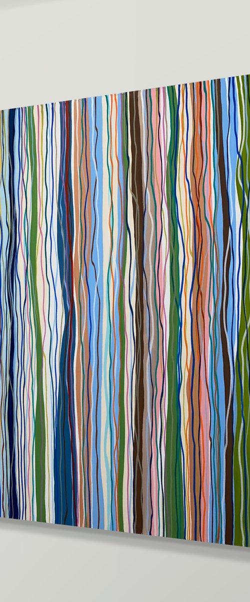 Funk to the Groove - 137 x 92cm acrylic on canvas by George Hall