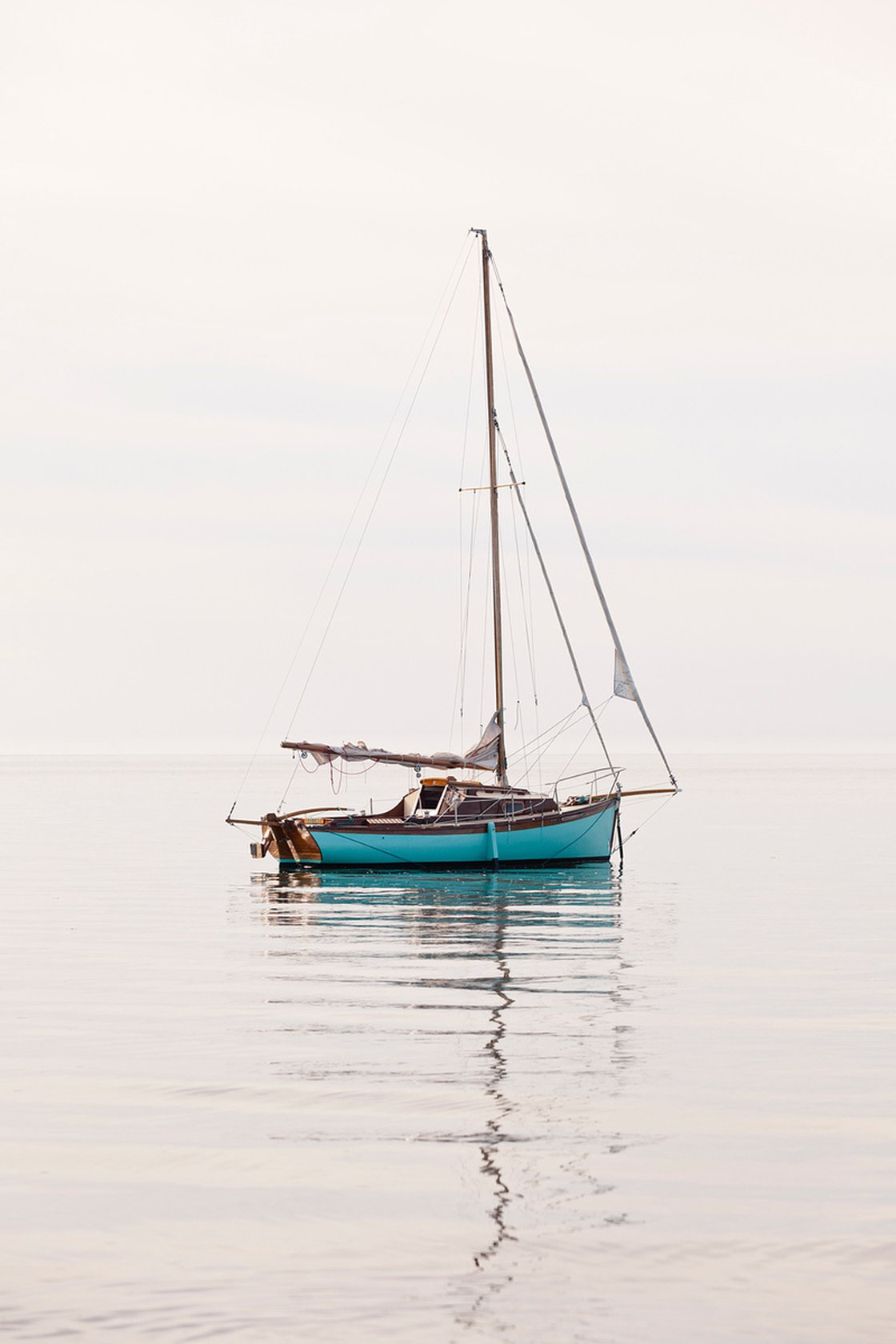 Sailboat in the morning Photograph by Ben Schreck | Artfinder