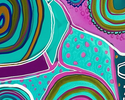 Geometric abstraction #15 by V+V Kniazievi