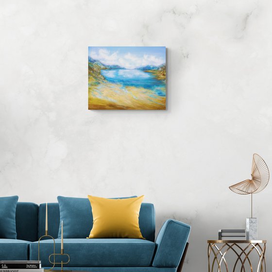 Gold seascape