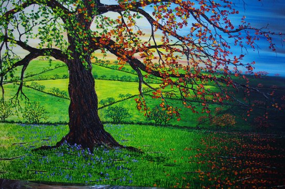 An Oak of our Time. 100cm X 150cm