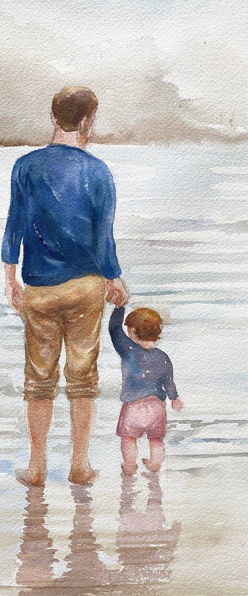 Tender Moments_Father and Son by Arti Chauhan