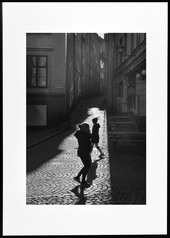 " Shadows and silhouettes. Stockholm "  Limited Edition 1 / 15