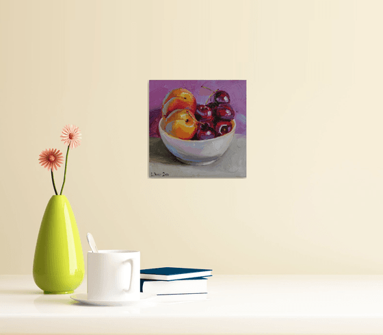 Cherries and Apricots fruit