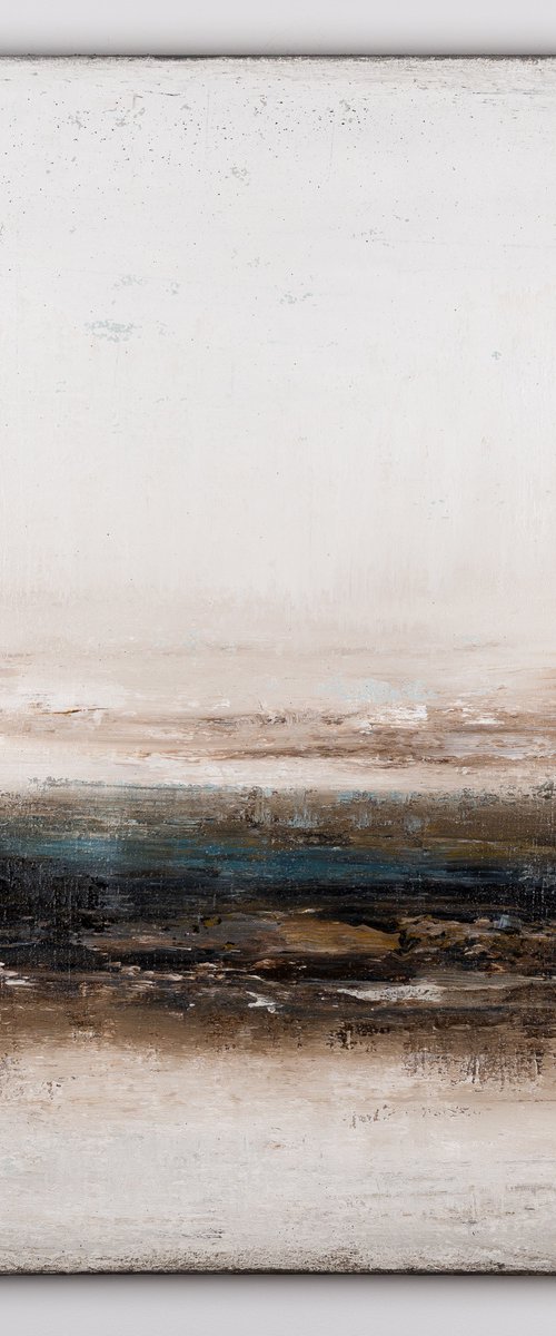 Brown abstract painting HS270 by Radek Smach