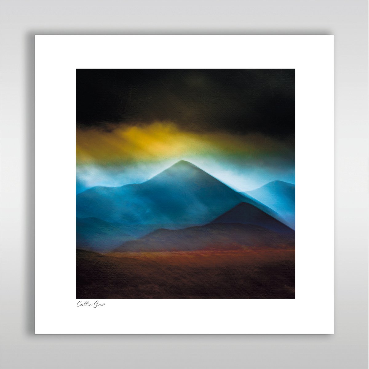Cuillin Storm, Isle of Skye - abstract landscape print by Lynne Douglas