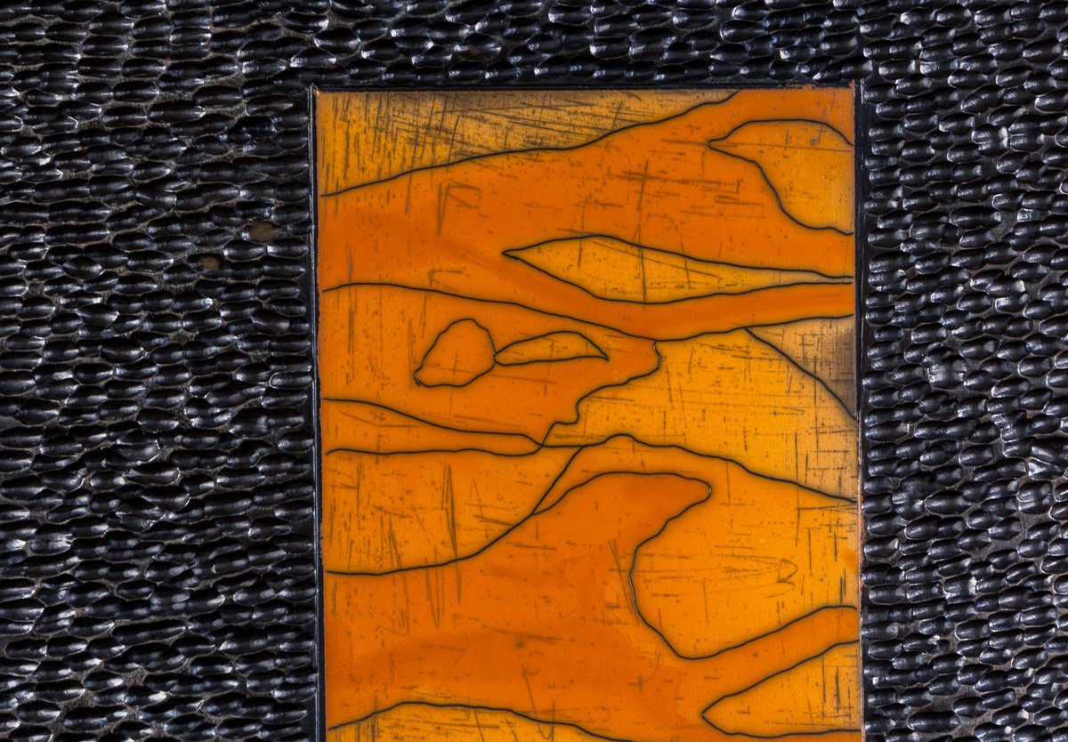 Geometric Clay Sculpture , Where The Night Sows Silence By Inaki San, 17 X 20, Artwork For Sale On Artfinder