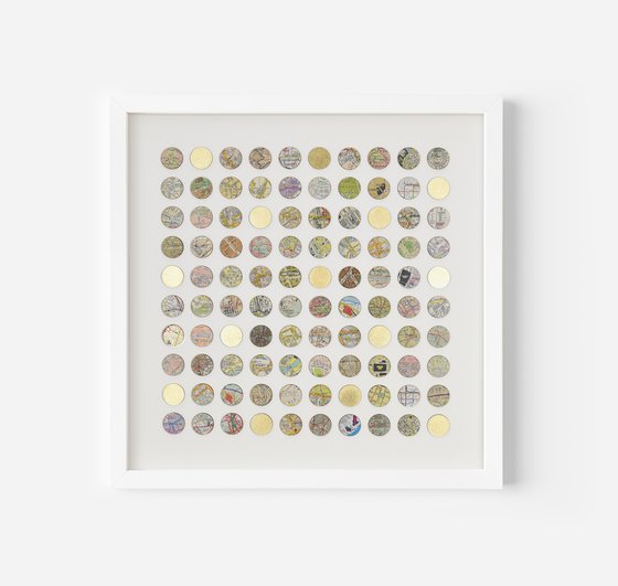 100 London Map Dots