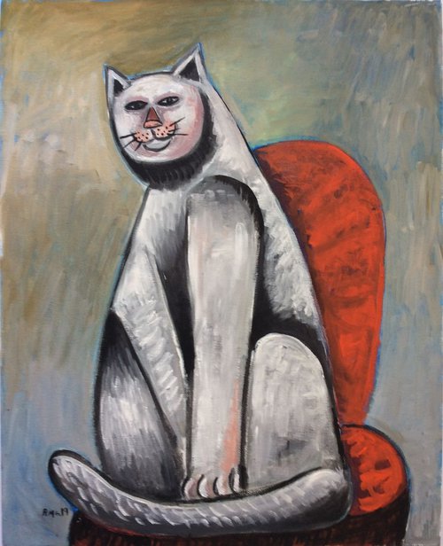 The White Cat by Roberto Munguia Garcia