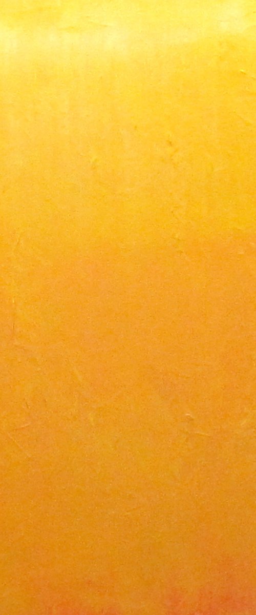 Yellow #4 with Orange by Joseph Piccillo