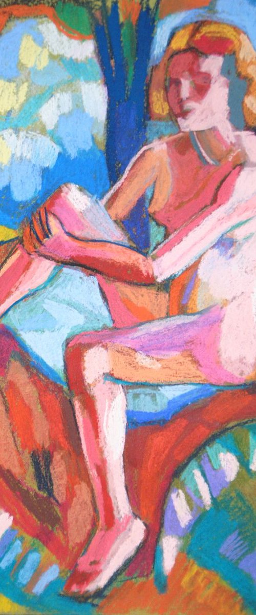 Nude # 1 /  35 x 25 cm by Maja Đokić Mihajlović