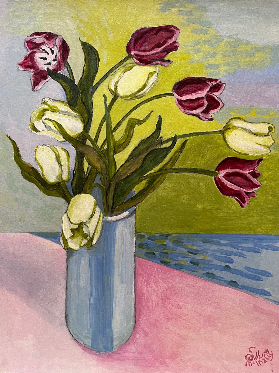 New era spring tulips by Christine Callum McInally