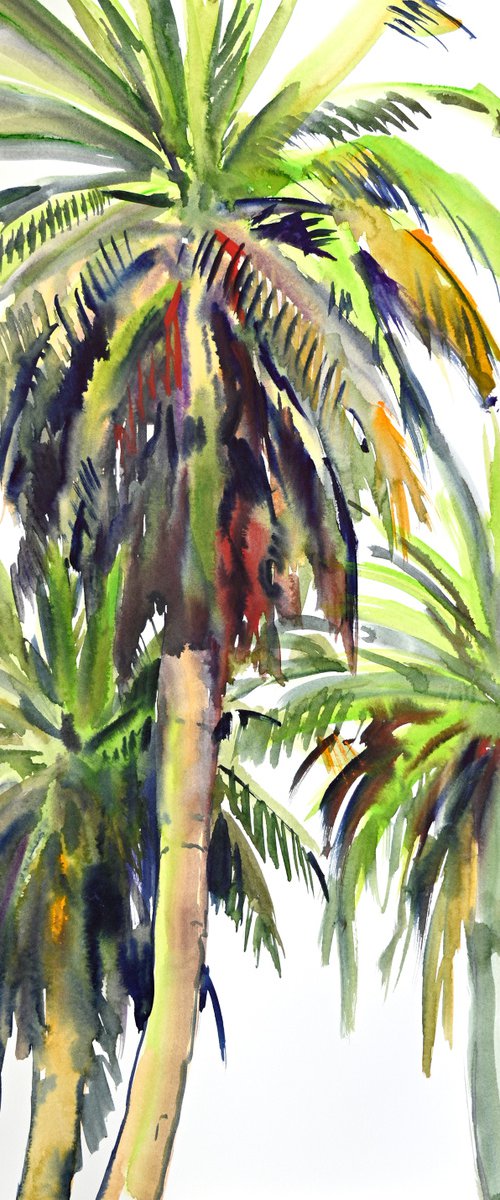 Palm Trees From Beverly Hills by Suren Nersisyan