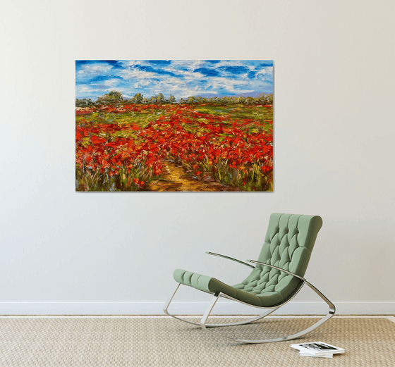 Path in the Field of Poppies