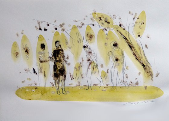People In The Garden