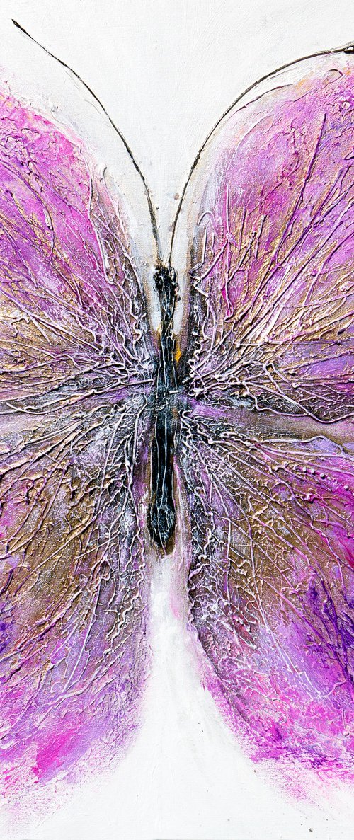 Pink Butterfly by Irina Rumyantseva