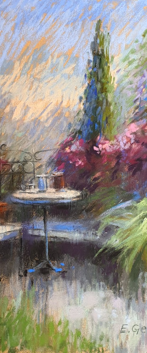 Monet's garden by Elena Genkin