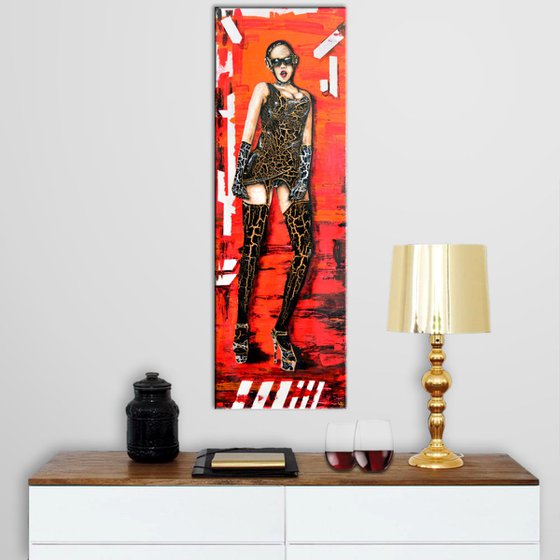 Future Girl - Long Deep Edge Canvas Ready To Hang