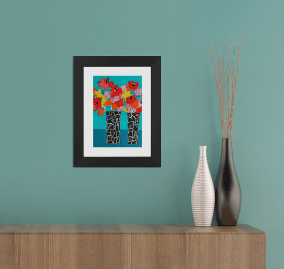Two Vases of Summer Flowers