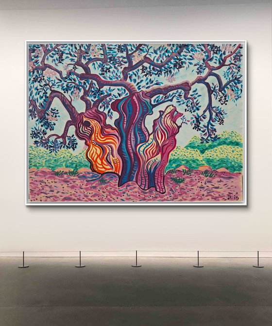 Between Worlds, an Olive Tree