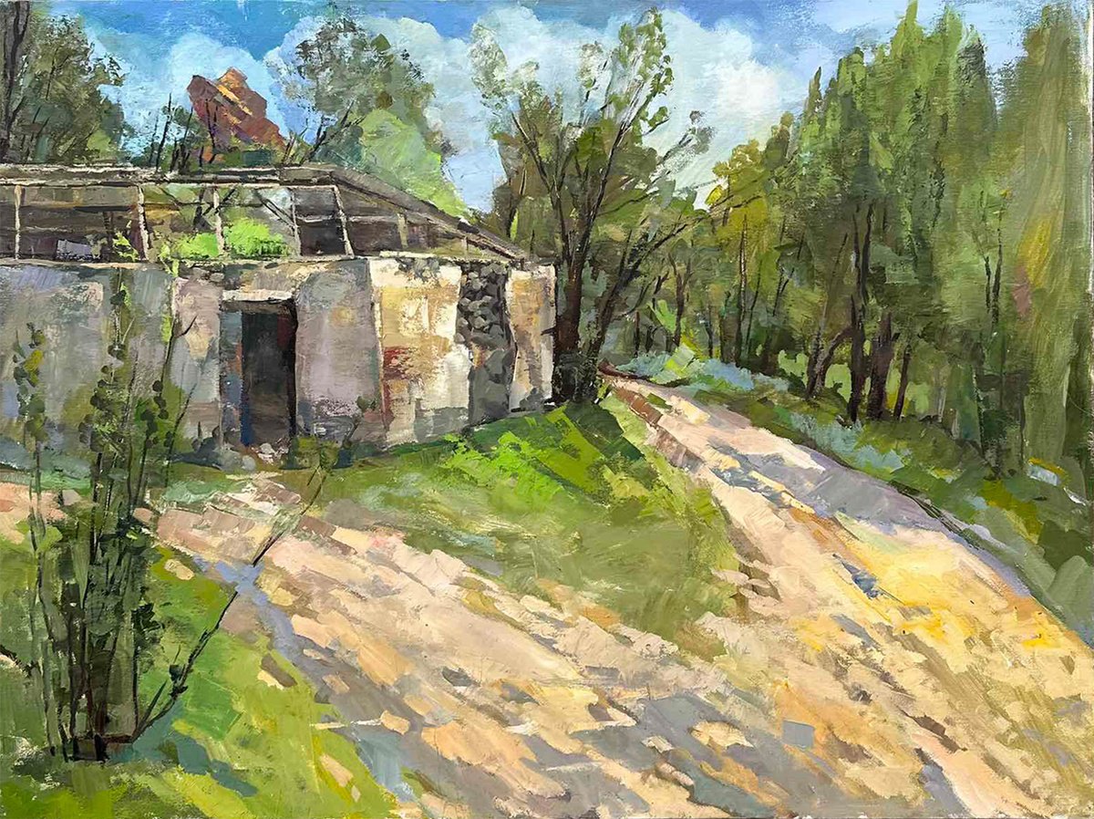 Ishkhanadzor Path By Aramayis Khlghatyan, 31 X 24, Artwork For Sale On Artfinder