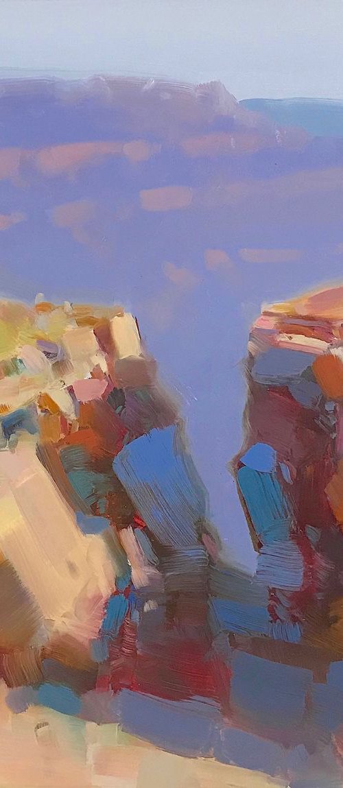 Grand Canyon, Landscape, Original oil painting, One of a kind Signed by Vahe Yeremyan