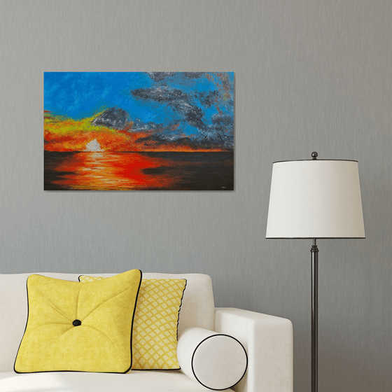 Sunset storm 1