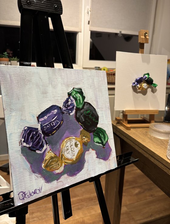 Wrapped Moments: Candy Still Life