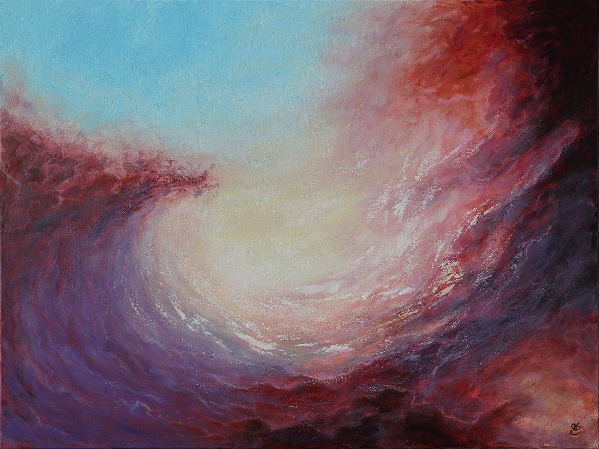 Abstract Acrylic Painting By Dmytro Yeromenko, 31 X 24, Vortex, 80*60, Original Artwork