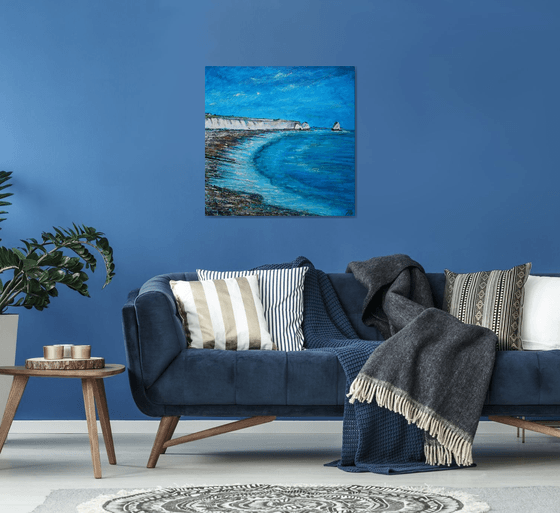 Freshwater Cliffs II ( Large 80 cm x80 cm)