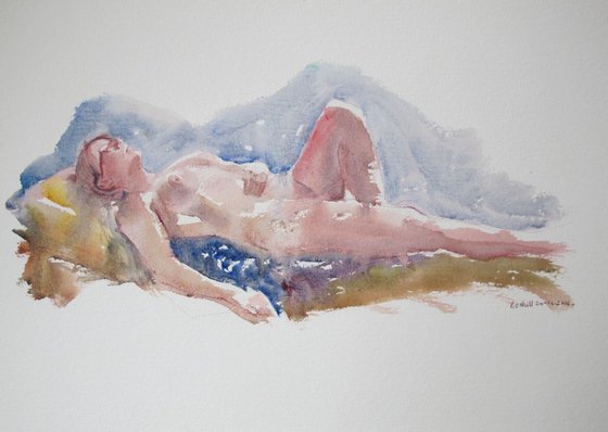 reclining female nude