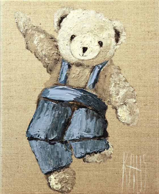 Happy teddy bear