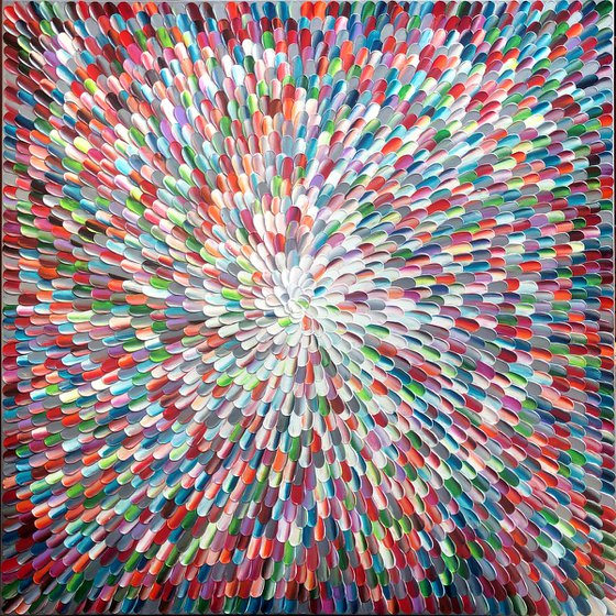 ‘Sanctus universum VI' ' - 40x40"