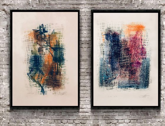 SPECIAL OFFER  Series Network Diptych #2 + # 1