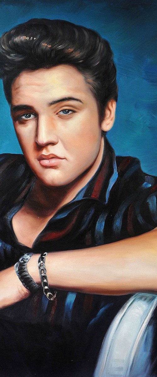 Elvis Presley Portrait by Di Capri