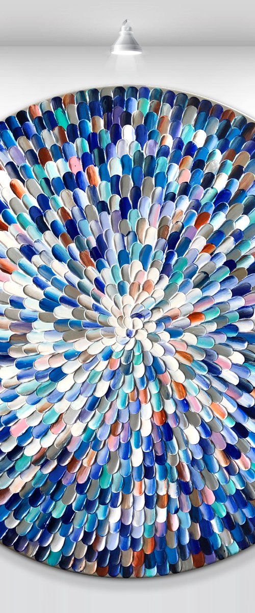 'Nix regina orbis II' - 36x36” by Tatiana Georgieva