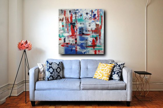 abstract-large-painting120x120 cm-title : abstract-c292
