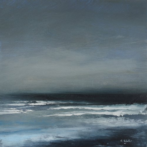Blue grey sea by Colin Slater