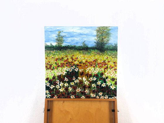Colored meadow