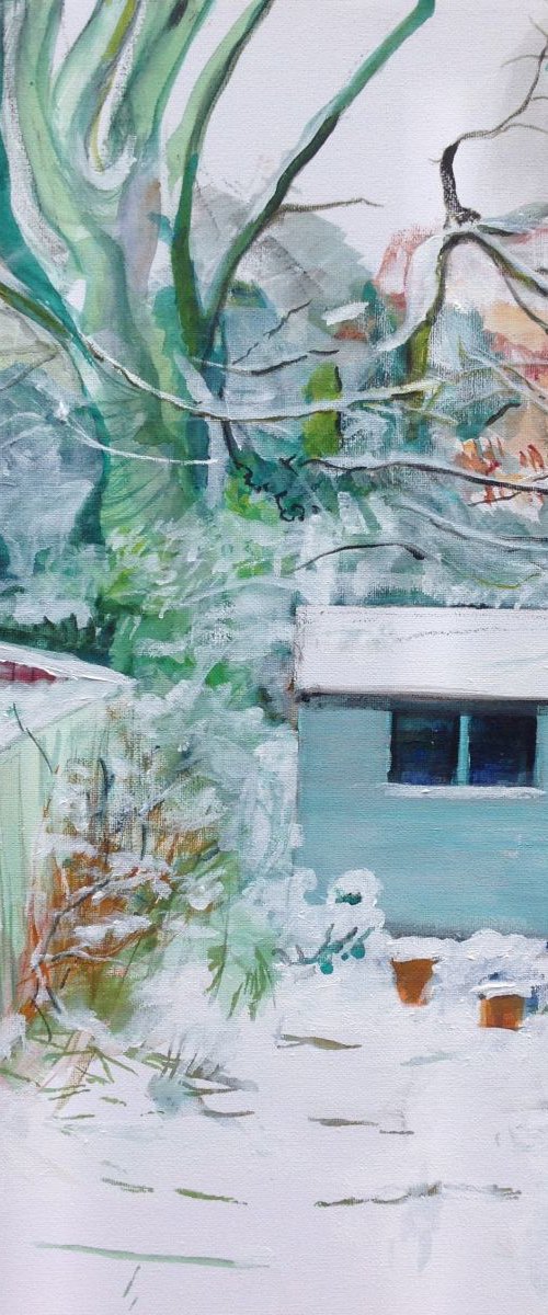 Winter Shed by Sandra Haney