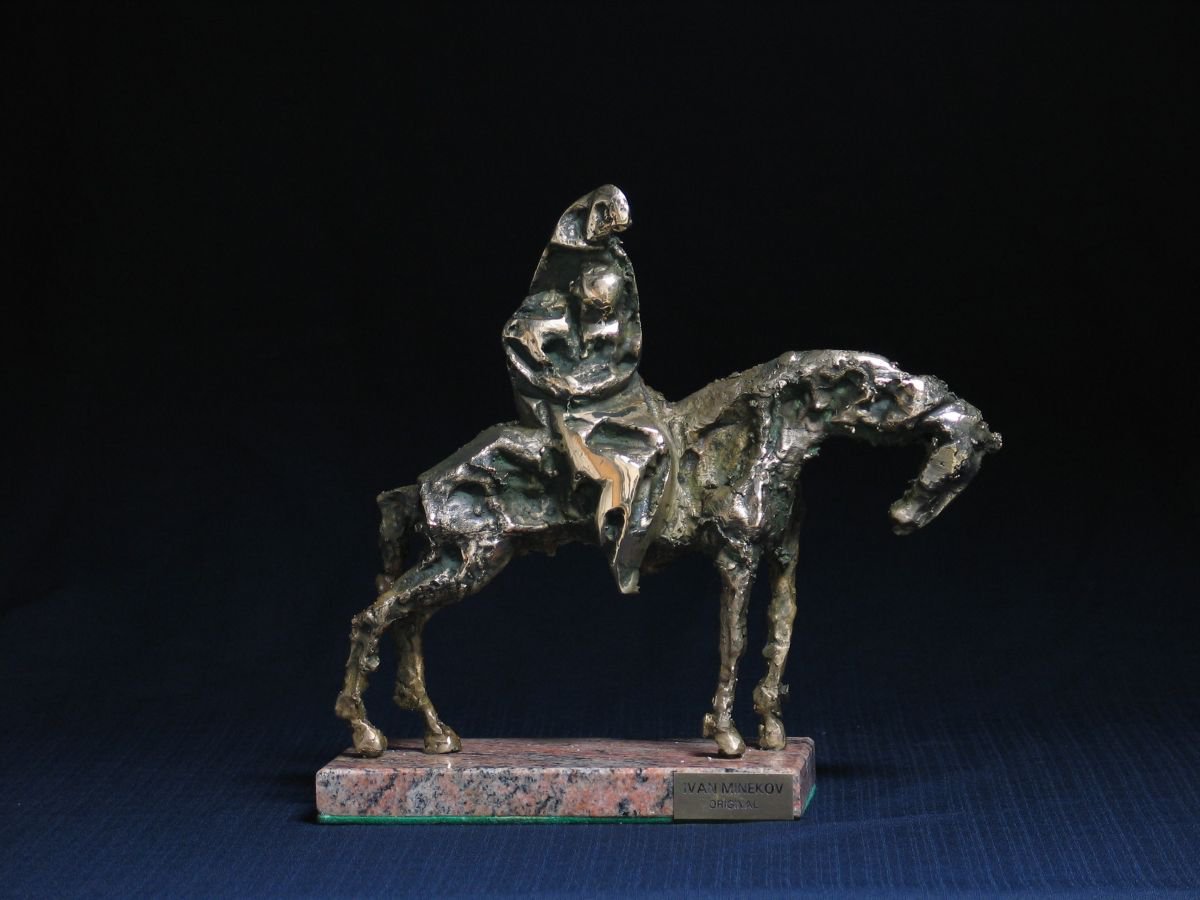 Expressive Bronze Sculpture , Madonna By Ivan Minekov, 11 X 10, Artwork For Sale On Artfinder