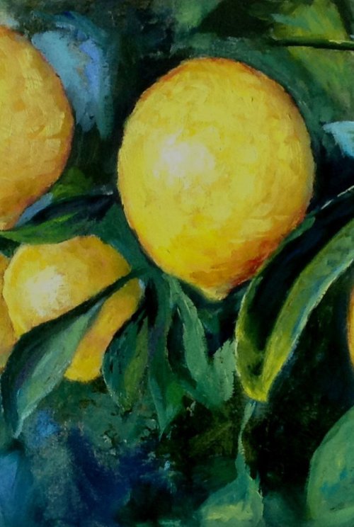 My Lemons - Antivirus Painting by Liubov Samoilova
