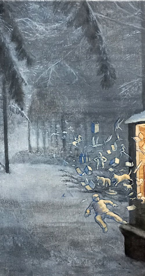 Cabin in the woods by paolo beneforti