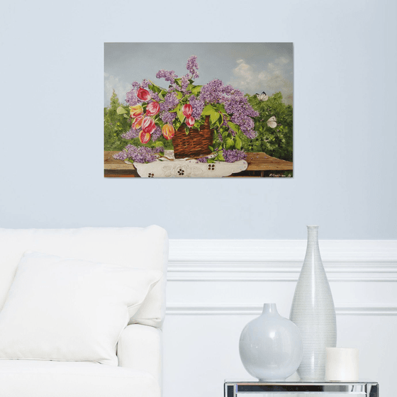 Lilacs and Tulips Romance