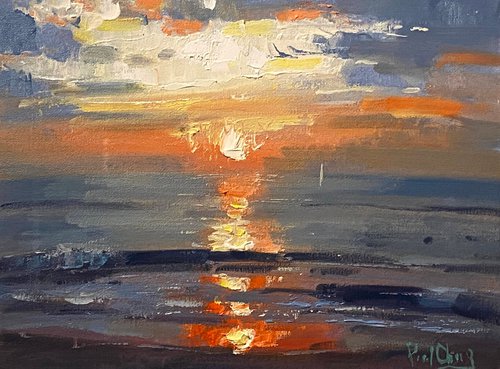 Ocean Sunset No.1 by Paul Cheng