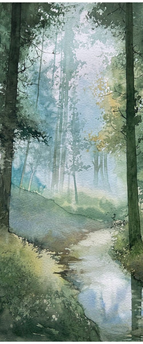Forest morning mood by Nazar Grunyka